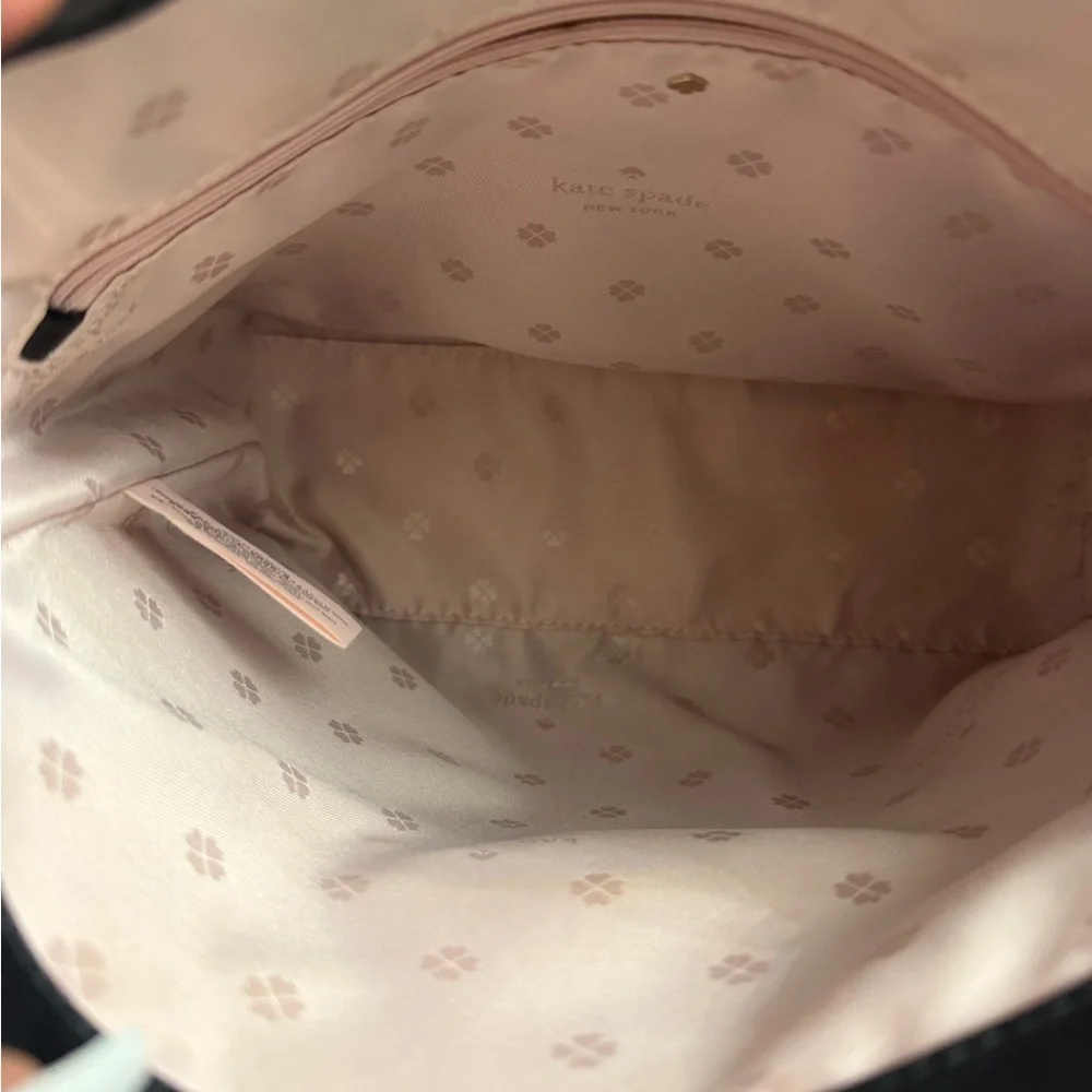 Kate Spade Backpack Shoulder Bag in Black with 3 changing flab’s - Picture 9 of 16